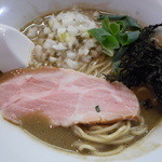 麺処 晴 - 濃厚そば（白黒平子）７８０円