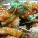 いなかむら - 中にはほっくほくの身と、甘酸っぱいあんかけ♪