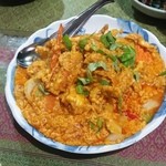 「プーパッポンカリー（蟹のカレー炒め） (1500円)」