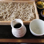 Teuchi Soba Jidori Ryouri Hanabi - 板そば1000円。