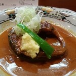 季節料理　根本 - お味噌のこってりとした風味もよく、トロッとしなやかなサバの身が美味しい♪　