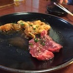 南山 - 料理写真:2016年2月下旬 ハラミ、ホルモン