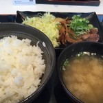 Yoshinoya - ロース豚焼定食(並)