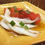 竹屋町 三多 - 宍道湖の白魚、上賀茂のトマト