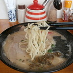 こうの - 麺の太さは中位かな