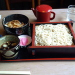 Shiyou Getsu - 本日のランチ《ミニ焼肉丼ともりそば800円コーヒー付！》