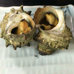 中西食堂 - 壺焼きセットの壺焼き