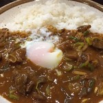 Koko Ichibanya Amagasaki Nishiki Bashiten - 牛すじ煮込みカレー　半熟たまごトッピング