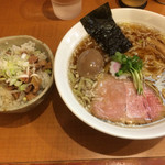 N's - N'sラーメン、ミニチャーシュー丼