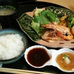 鉄板創作料理 木木の釜座 - 鮮魚のグリル☆