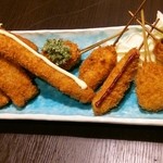 法善寺 - 串揚げ盛り合わせ（12本）