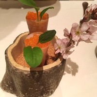 イル ギオットーネ 京都本店 - 桜鱒のコルネ