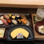 辰巳寿司 - おまかせ特上寿司と伊達巻寿司