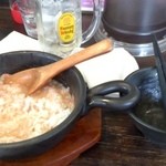 濃厚つけ麺 まる家 - ウマシ：ご飯投入_20160326