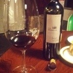 バル  ハルヤ - マス アルタ ラ バセッタ2008とグラス(2016/03/25)