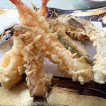 Washoku Tempura No Omise Bouzu - お昼の天ぷら定食1166円税込み