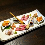 祇園 さゝ木 - 山口の赤貝、愛媛のマグロ 