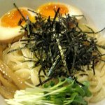 手打ち中華そば 侍 - 手打中華そば 侍●手打つけ麺『元味』麺＋TP半熟煮玉子