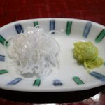蕎麦 たかま - 白髪葱＆山葵