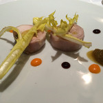 うさぎとフォアグラのインボルティーニ