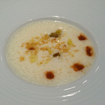 天使海老とジャガイモのスープ