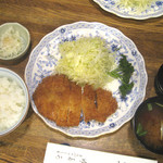 とんかつ ゆたか - ロースカツ定食