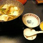 旬菜 たちばな - あなごの柳川鍋（溶き卵がついてきます）