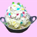 かき氷専門店　ドギャン - ・カルピス王子　　※エスプーマ　650円
      「カルピスのふんわりクリーム」