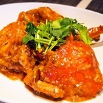 マングローブ蟹 シンガポール風チリ炒め