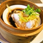 ナポレオンフィッシュの蒸籠蒸し