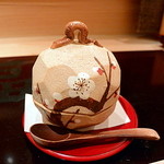 日本料理 百屋 - うすい豆と菜の花のゼリー寄せ　ふき味噌和え