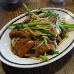 中国料理　王味 - レバニラ炒め