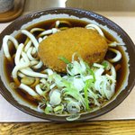 六文そば - コロッケうどん