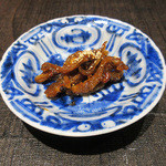 竹ざき - 5】強肴:いさざの揚煮(2016.3)