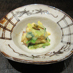 竹ざき - 5】強肴:青柳ホッキ貝のてっぱい (2016.3)