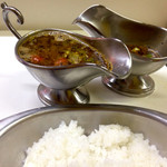 かれーの店 うどん  - 2016.03.05　季節の夜かれー　豆