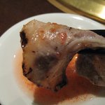 焼肉 ぐろーばる - 梅ダレでいただく豚♪