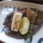 豆種菌 - 麹漬け鶏肉の焼き物