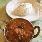 エパレット - 週替わりカレー 揚げナスとチキソ