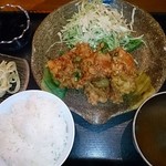 ぶぶか - 鶏の唐揚げ定食  770円