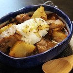 豚の角煮ココットとろろ焼き