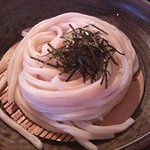 手打ちうどん 四万十 - 饂飩のアップ