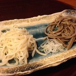 Sushi Chaya Wabisuke - 3番目の提供品(吟醸そば＆田舎そば）