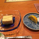 日本料理 たかむら - マンゴープリンとゴールデンオレンジ