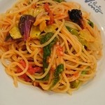 パスタビーノ - 2016*3野菜嫌いの娘でもモグモグたべる有機野菜たっぷりパスタ