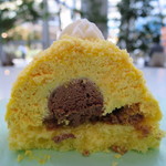 GINZA CozyCorner - コロピヨのケーキ断面アップ