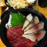 Maguroya - サービス)赤身炙りサバ丼650円