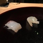 千翠 - 真鯛と虎魚