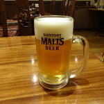 h Katokuen - 生ビール：450円