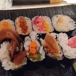 鮨 波やし - (3/27)巻物
      　・ウニ
      　・いくら
      　・トロタク
      　・タイラ貝
      　・カンピョウ
      　・煮ハマグリ
      　・トロ鉄火